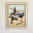Load image into Gallery viewer, Vintage Art Room Mid Century Original Oil Painting By GS Malm from Sweden
