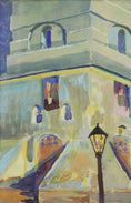 Load image into Gallery viewer, Vintage Original Cityscape Painting by Hildebrandt
