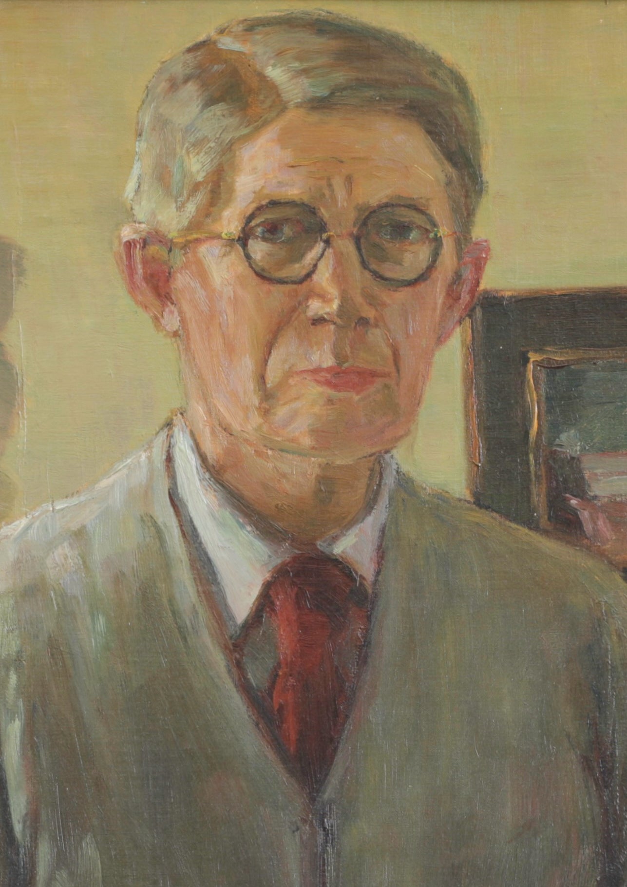 Original Vintage Artist's Self Portrait from Sweden 1953