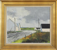 Load image into Gallery viewer, Vintage Art Original Landscape Oil Painting From Sweden
