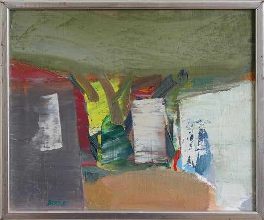 Pair of Original Vintage Landscape Oil Paintings from Sweden