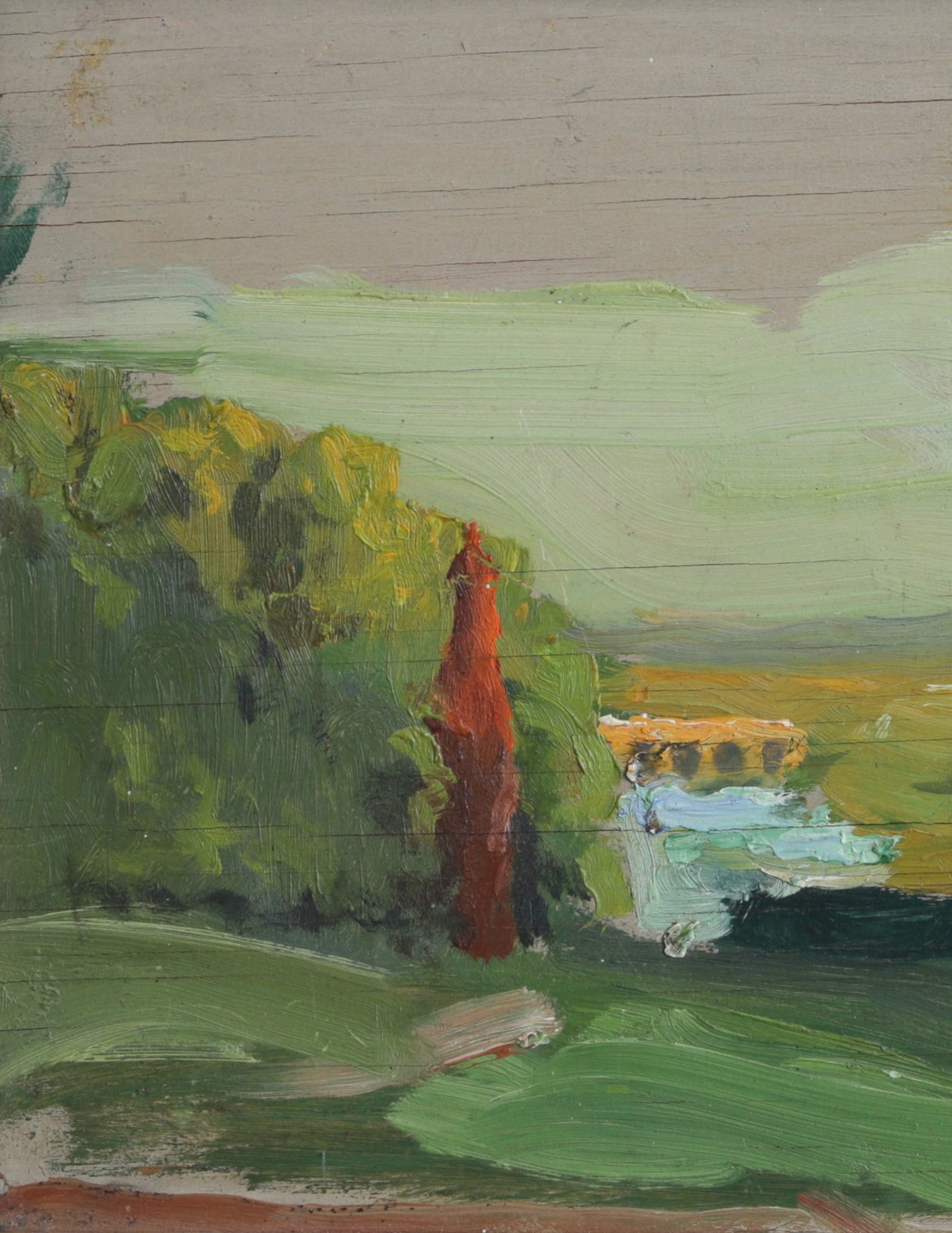Pair of Original Vintage Landscape Oil Paintings from Sweden