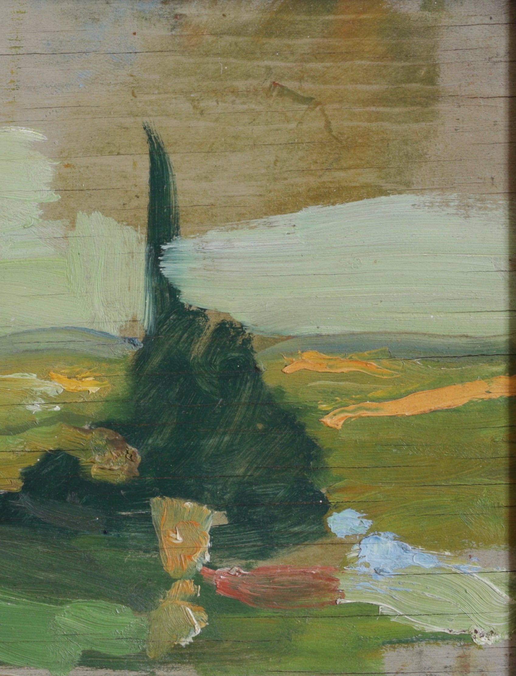 Pair of Original Vintage Landscape Oil Paintings from Sweden