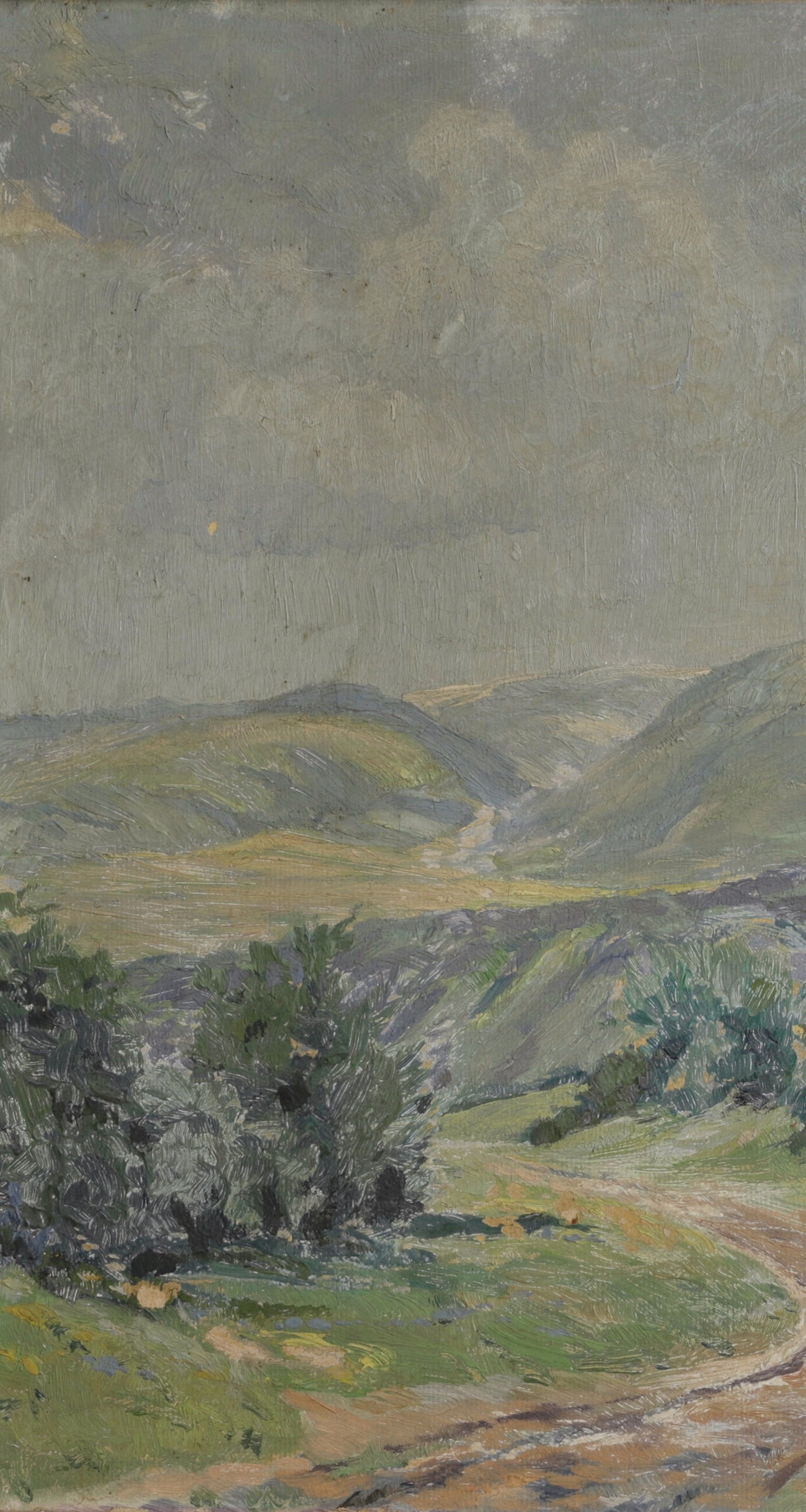 Vintage Original Landscape Oil Painting 1930 from Sweden