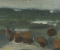 Load image into Gallery viewer, Original Mid Century 1955 Seascape Oil Painting Vintage Art Room Sweden
