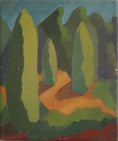 Load image into Gallery viewer, Vintage Original Mid Century Landscape Oil Painting from Sweden
