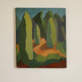 Load image into Gallery viewer, Vintage Original Mid Century Landscape Oil Painting from Sweden
