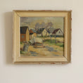 Load image into Gallery viewer, Original 1940's Mid Century Oil Painting from Sweden
