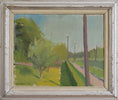 Load image into Gallery viewer, Colorful 1940's Vintage Mid Century Landscape Oil Painting From Sweden
