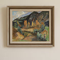 Load image into Gallery viewer, Vintage Art Room Mid Century Landscape Oil Painting From Sweden
