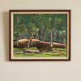 Load image into Gallery viewer, Mid Century Vintage 1960's Landscape Oil Painting from Sweden
