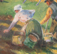 Load image into Gallery viewer, Original Vintage Colorful Harvest Oil Painting from Sweden
