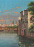 Load image into Gallery viewer, Pair of Original Vintage Oil Paintings of Venice
