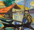 Load image into Gallery viewer, Mid Century Original Abstract Oil Painting from Sweden
