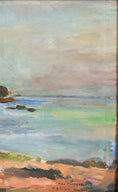 Load image into Gallery viewer, Mid Century Vintage Coastal Oil Painting from Sweden 1943
