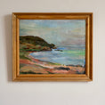 Load image into Gallery viewer, Mid Century Vintage Coastal Oil Painting from Sweden 1943

