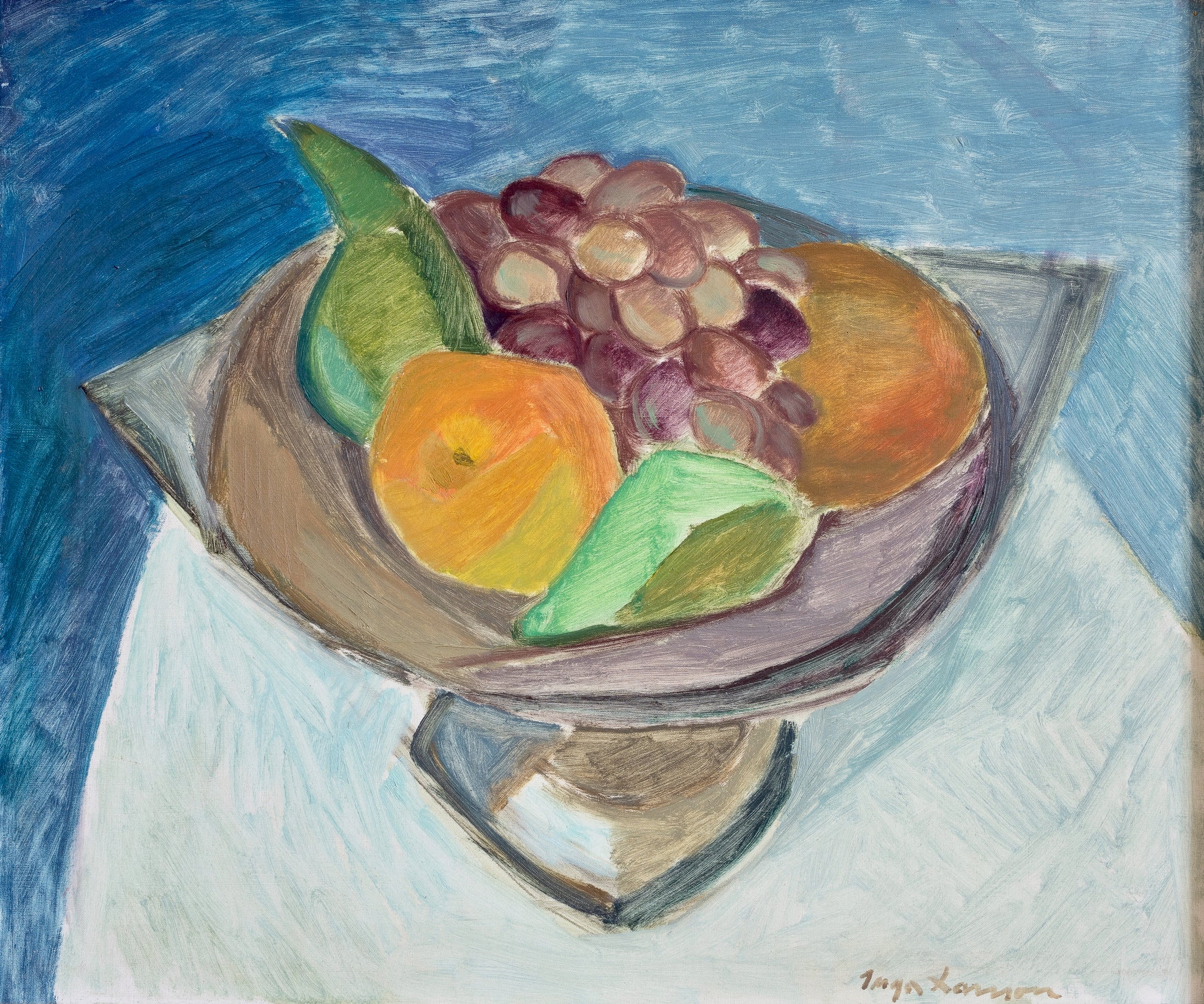 Vintage Art Original Mid Century Still Life Oil Painting