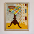 Load image into Gallery viewer, Vintage Mid Century Art Original Interior Oil Painting from Sweden
