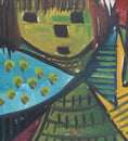 Load image into Gallery viewer, Mid Century Original Oil Painting L Zelig Sweden
