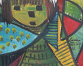 Load image into Gallery viewer, Mid Century Original Oil Painting L Zelig Sweden
