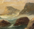 Load image into Gallery viewer, Vintage Coastal Original Oil Painting From Sweden
