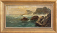 Load image into Gallery viewer, Vintage Coastal Original Oil Painting From Sweden
