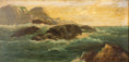 Load image into Gallery viewer, Original Seascape Oil Painting Vintage From Sweden
