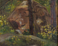 Load image into Gallery viewer, Original vintage landscape oil painting from Sweden
