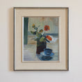 Load image into Gallery viewer, Vintage Art Room Original Floral Oil Painting From Sweden
