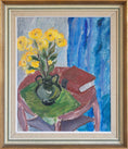 Load image into Gallery viewer, Mid Century Vintage Art Original Interior Painting from Sweden
