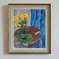 Load image into Gallery viewer, Mid Century Vintage Art Original Interior Painting from Sweden
