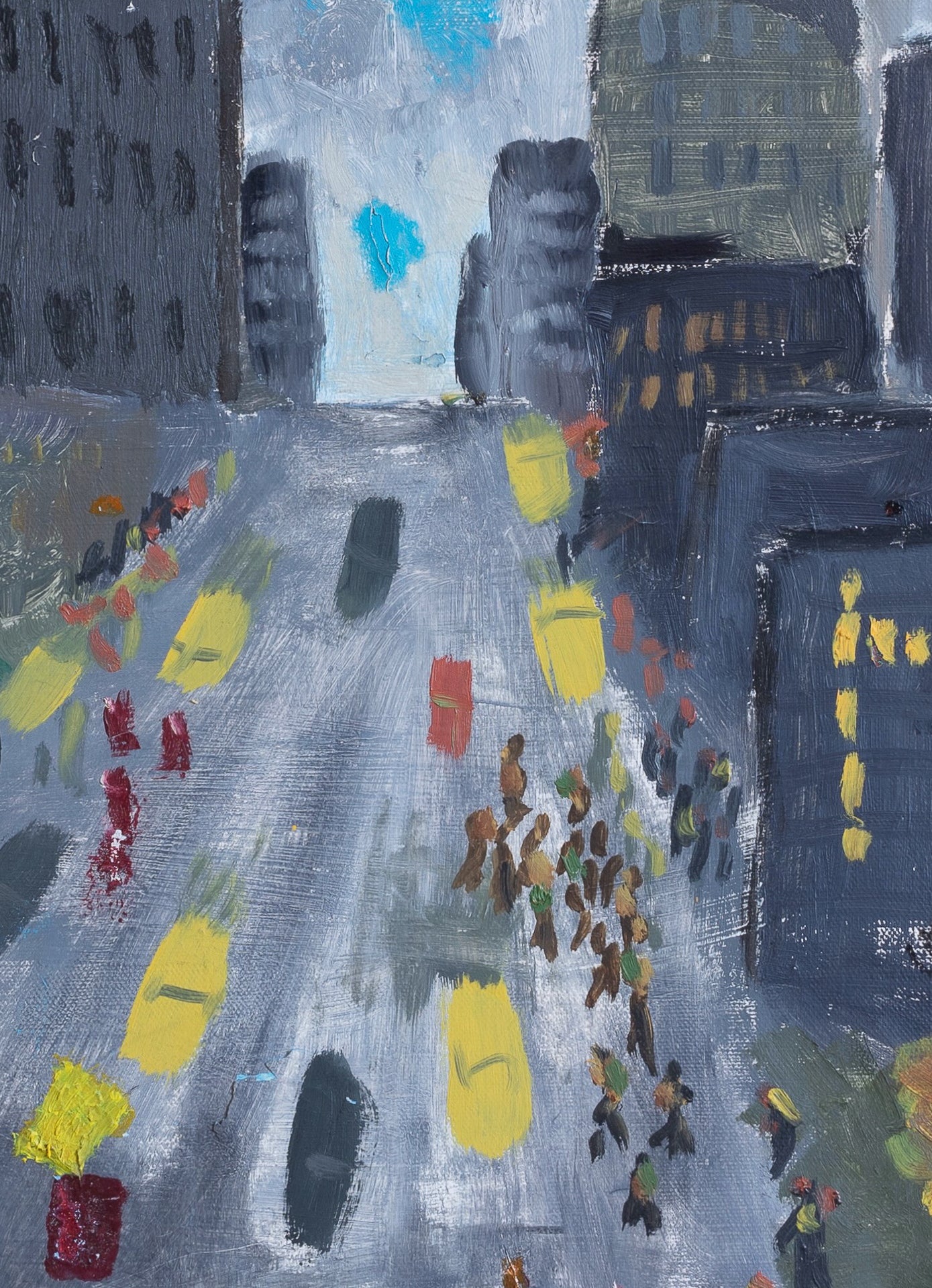 Vintage Mid Century Oil Painting From Sweden by L Herder