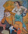 Load image into Gallery viewer, Mid Century Vintage Original Painting By G Karlmark Sweden
