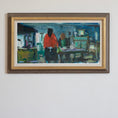 Load image into Gallery viewer, Colorful Mid Century Original Interior Oil Painting From Sweden
