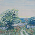 Load image into Gallery viewer, Vintage Art Original Coastal Oil Painting from Sweden
