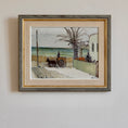 Load image into Gallery viewer, Vintage Art Room Original Oil Painting from Sweden by T Gavik
