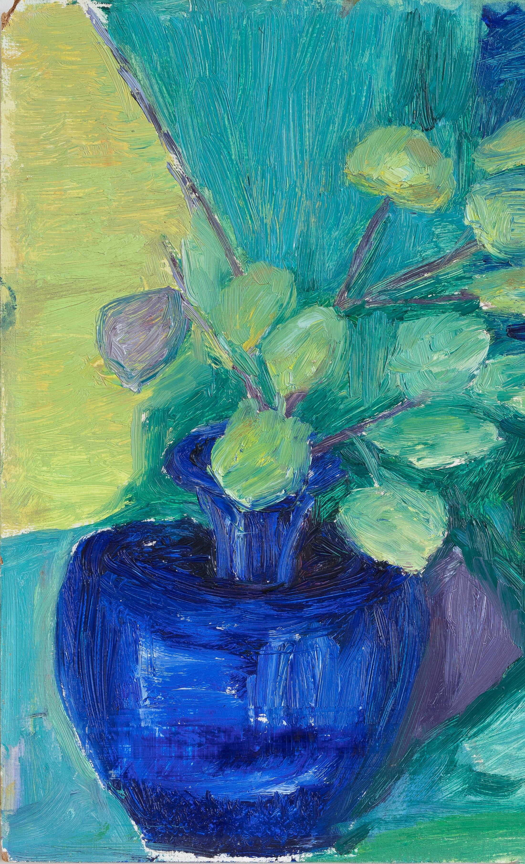 Vintage Original Still Life Oil Painting From Sweden
