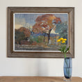 Load image into Gallery viewer, Colorful Swedish Vintage Original Landscape Oil Painting
