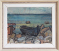 Load image into Gallery viewer, Vintage Mid Century Expressionist Oil Painting from Sweden Signed Emland
