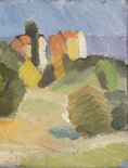Load image into Gallery viewer, Mid Century Vintage Original Landscape from Sweden 1958
