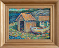 Load image into Gallery viewer, Affordable Art Mid Century Vintage Original Oil Painting  from Sweden
