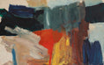Load image into Gallery viewer, Large Mid Century Vintage Art Abstract Oil Painting Sweden
