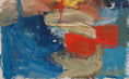 Load image into Gallery viewer, Large Mid Century Vintage Art Abstract Oil Painting Sweden
