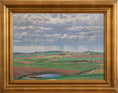 Load image into Gallery viewer, Vintage Art Room Original Landscape Oil Painting from Sweden
