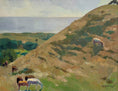 Load image into Gallery viewer, Vintage Art Room Original Coastal Oil Painting from Sweden
