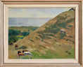 Load image into Gallery viewer, Vintage Art Room Original Coastal Oil Painting from Sweden
