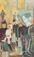 Load image into Gallery viewer, Vintage Art Room Mid Century Original Oil Painting from Sweden
