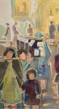 Load image into Gallery viewer, Vintage Art Room Mid Century Original Oil Painting from Sweden
