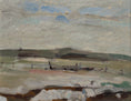 Load image into Gallery viewer, Vintage Original Mid Century Coastal Oil Painting from Sweden
