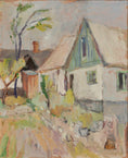 Load image into Gallery viewer, Vintage Art Room Mid Century Farmhouse Oil Painting
